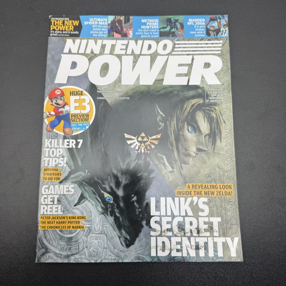 Nintendo Power Magazine Issue 193 July 2005 Zelda Twilight Princess Metroid